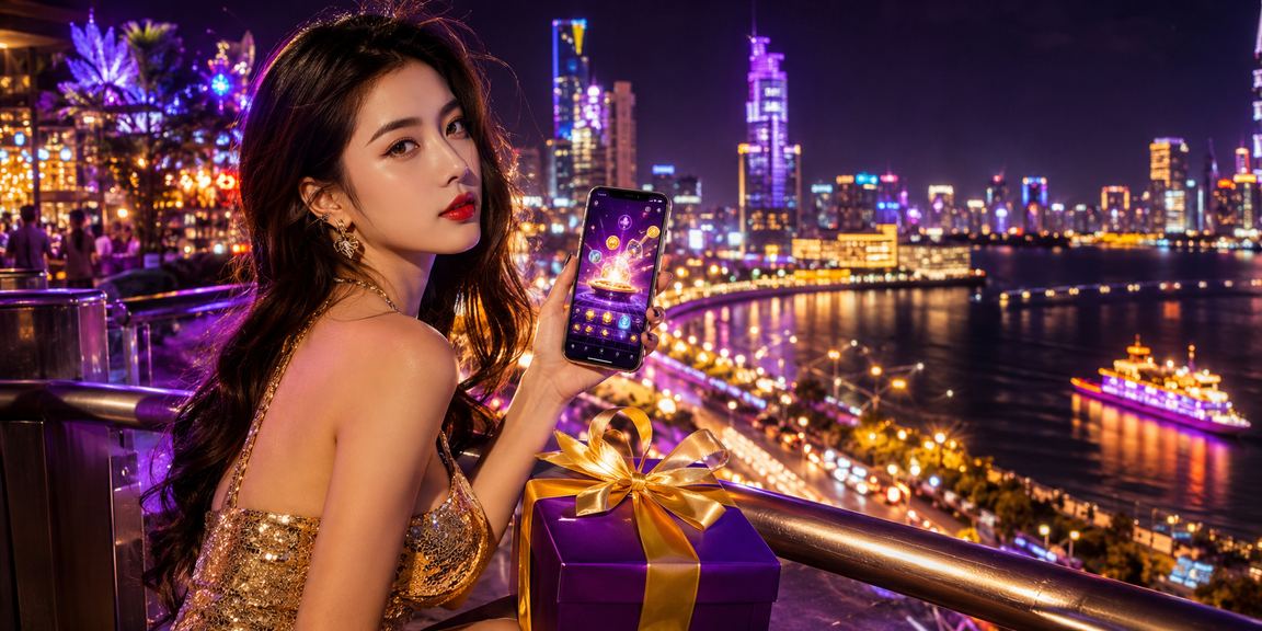 Người chơi tại Sài Gòn trải nghiệm casino di động trong không gian neon sôi động về đêm